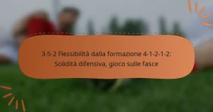 3-5-2 Flessibilità dalla formazione 4-1-2-1-2: Solidità difensiva, gioco sulle fasce