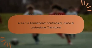 4-1-2-1-2 Formazione: Contropiedi, Gioco di costruzione, Transizioni