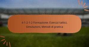 4-1-2-1-2 Formazione: Esercizi tattici, Simulazioni, Metodi di pratica