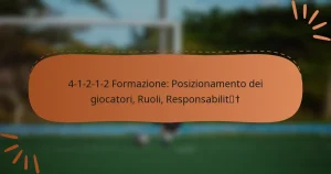 4-1-2-1-2 Formazione: Posizionamento dei giocatori, Ruoli, Responsabilità