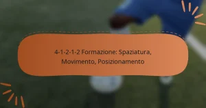 4-1-2-1-2 Formazione: Spaziatura, Movimento, Posizionamento