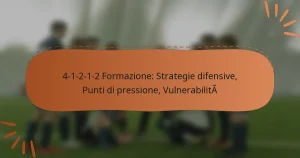 4-1-2-1-2 Formazione: Strategie difensive, Punti di pressione, Vulnerabilità