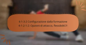 4-1-3-2 Configurazione dalla formazione 4-1-2-1-2: Opzioni di attacco, flessibilità