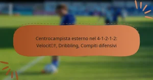 Centrocampista esterno nel 4-1-2-1-2: Velocità, Dribbling, Compiti difensivi