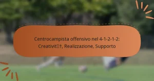 Centrocampista offensivo nel 4-1-2-1-2: Creatività, Realizzazione, Supporto