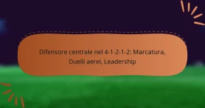 Difensore centrale nel 4-1-2-1-2: Marcatura, Duelli aerei, Leadership