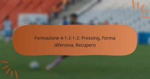 Formazione 4-1-2-1-2: Pressing, Forma difensiva, Recupero