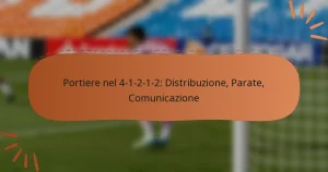 Portiere nel 4-1-2-1-2: Distribuzione, Parate, Comunicazione